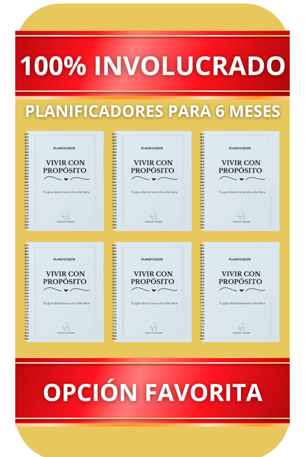 Pack 6 - Planificadores vivir con propósito