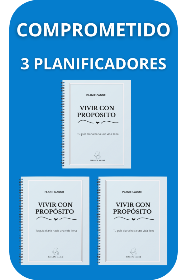 Pack 3 - Planificadores vivir con propósito