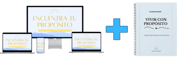 Encuentra tu propósito de vida - Planificador vivir con propósito